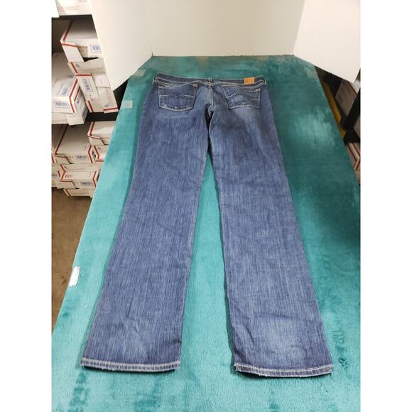 Lucky Brand Jeans Size 14 Womens Blue Stretch Pants Mid Rise Zoe Straight USA - Picture 11 of 13